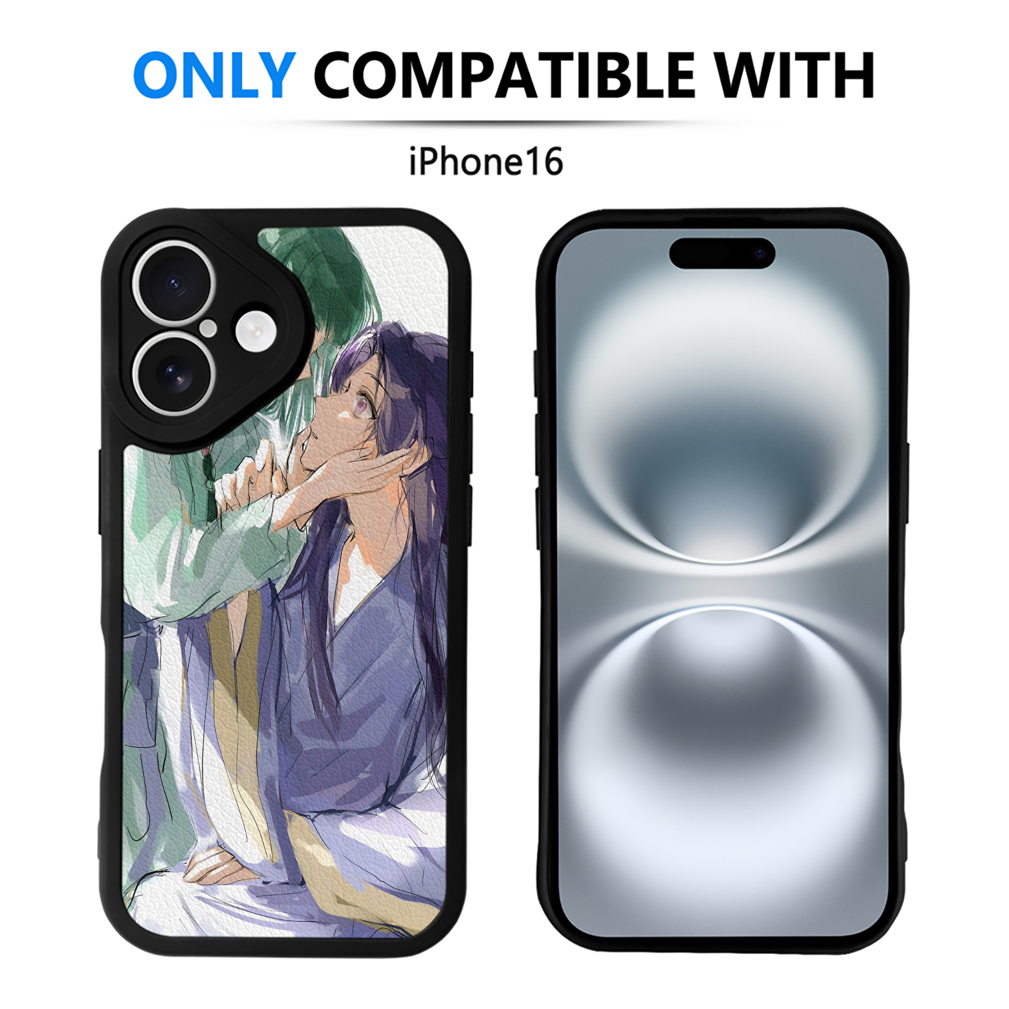 薬屋のひとりごと The Apothecary Diaries 【iPhone 16シリーズ対応】シリコンスマホケース（レザー調） 材質：シリコン